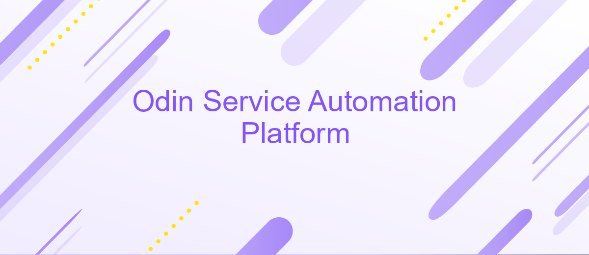 Odin Service Automation Platform