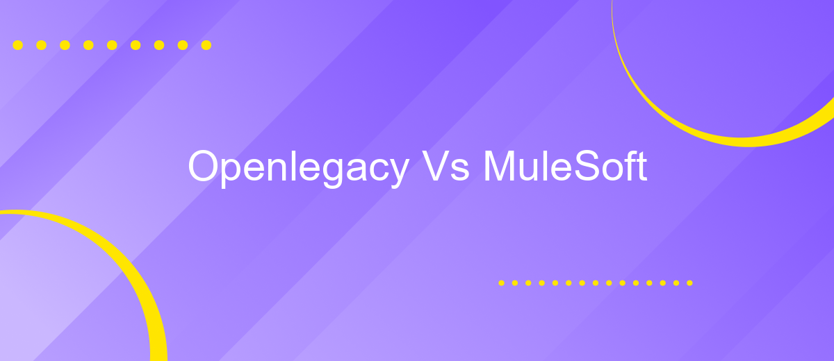 Openlegacy Vs MuleSoft