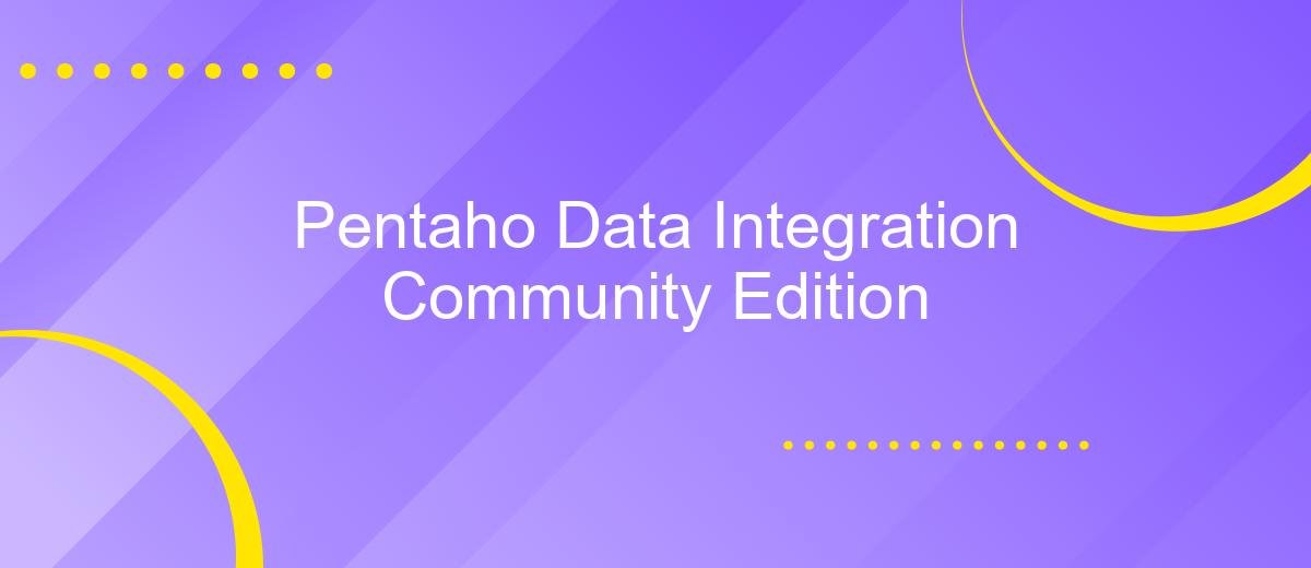 Pentaho Data Integration Community Edition