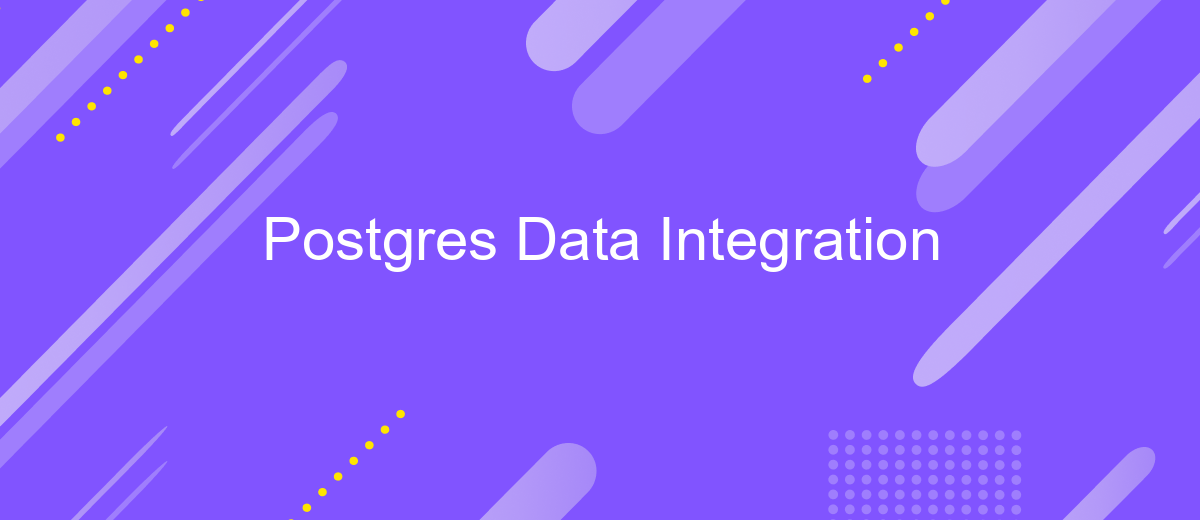 Postgres Data Integration