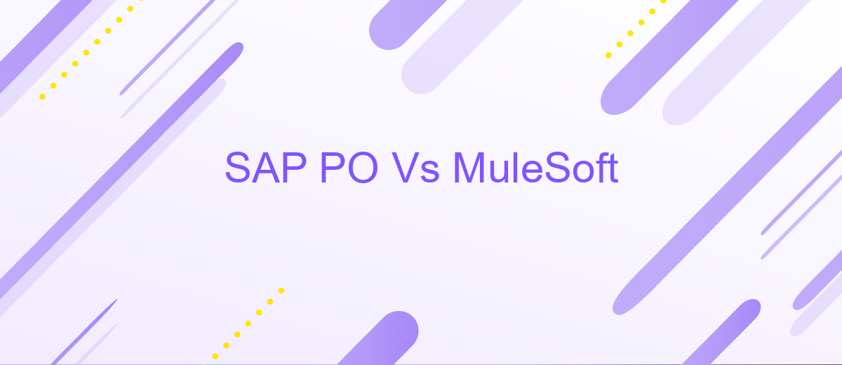 SAP PO Vs MuleSoft