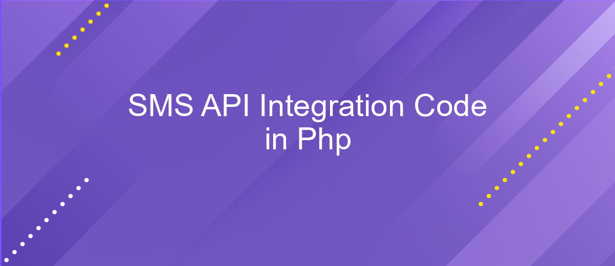 SMS API Integration Code in Php