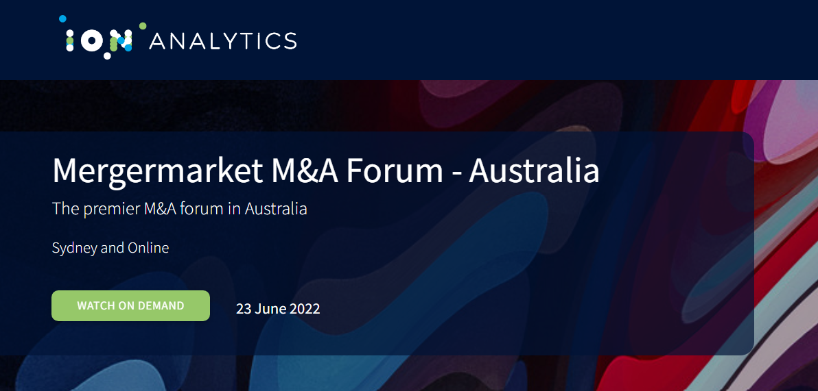 Mergermarket M&A Forum - Australia 