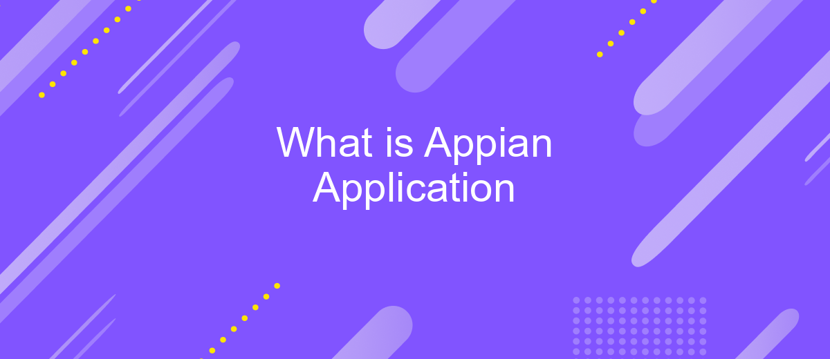 What is Appian Application