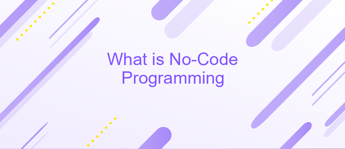 What is No-Code Programming