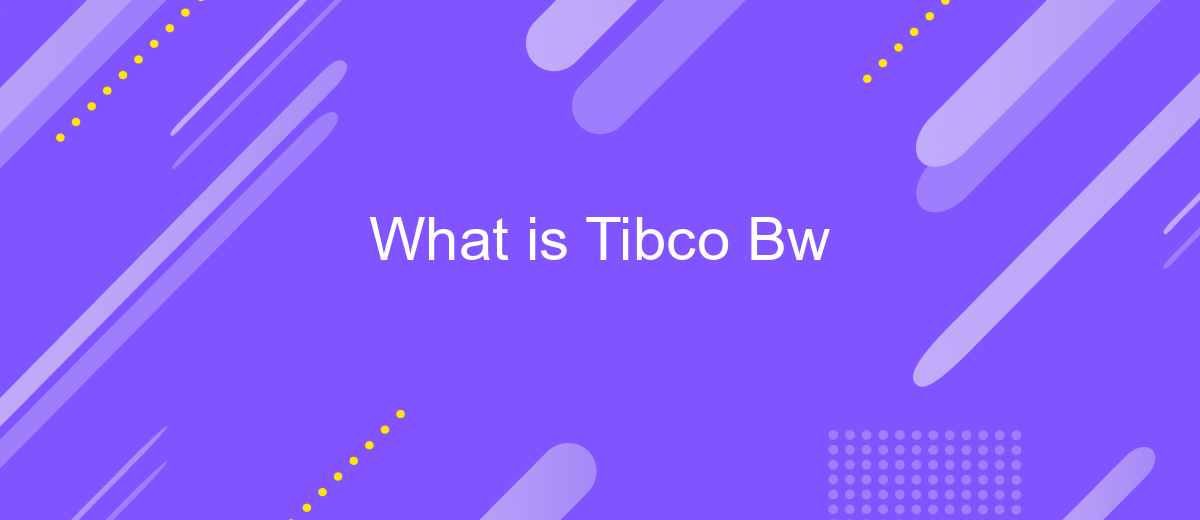 What is Tibco Bw