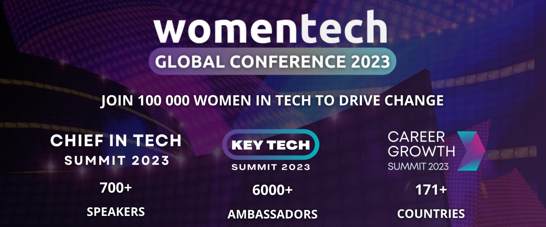 Women in Tech Global Conference 2023. A space for women in technology