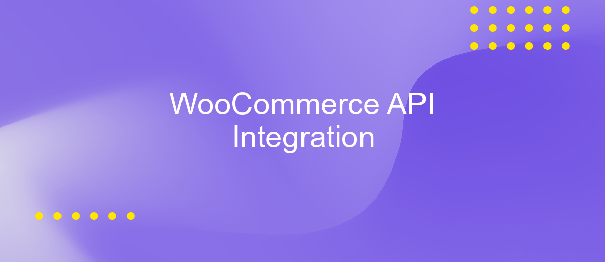 WooCommerce API Integration