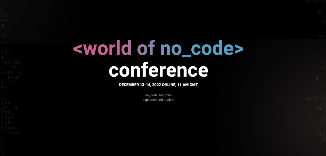 World of no_code Conference