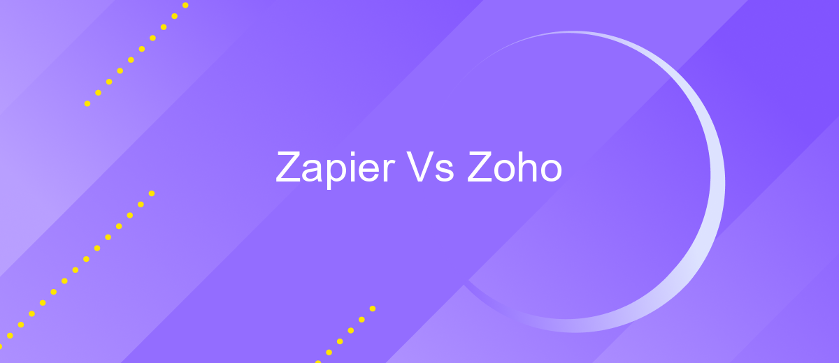 Zapier Vs Zoho