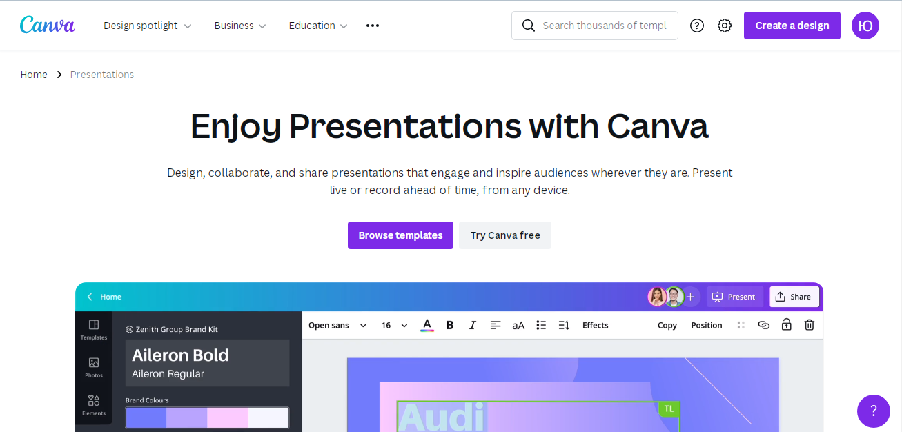 Аналоги Power Point | Canva