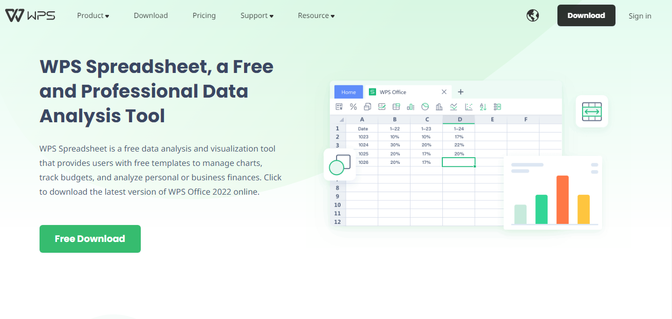 Best Excel Alternatives | WPS Office Spreadsheets