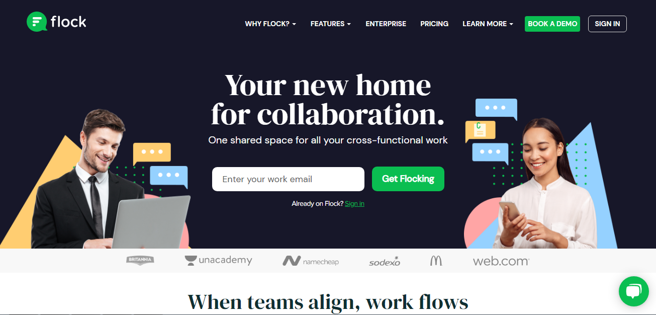Лучшие альтернативы Slack | Flock