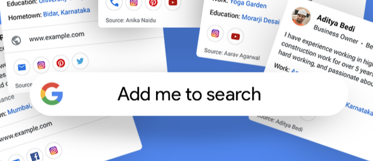 Google тестирует виртуальные визитки в результатах поиска
