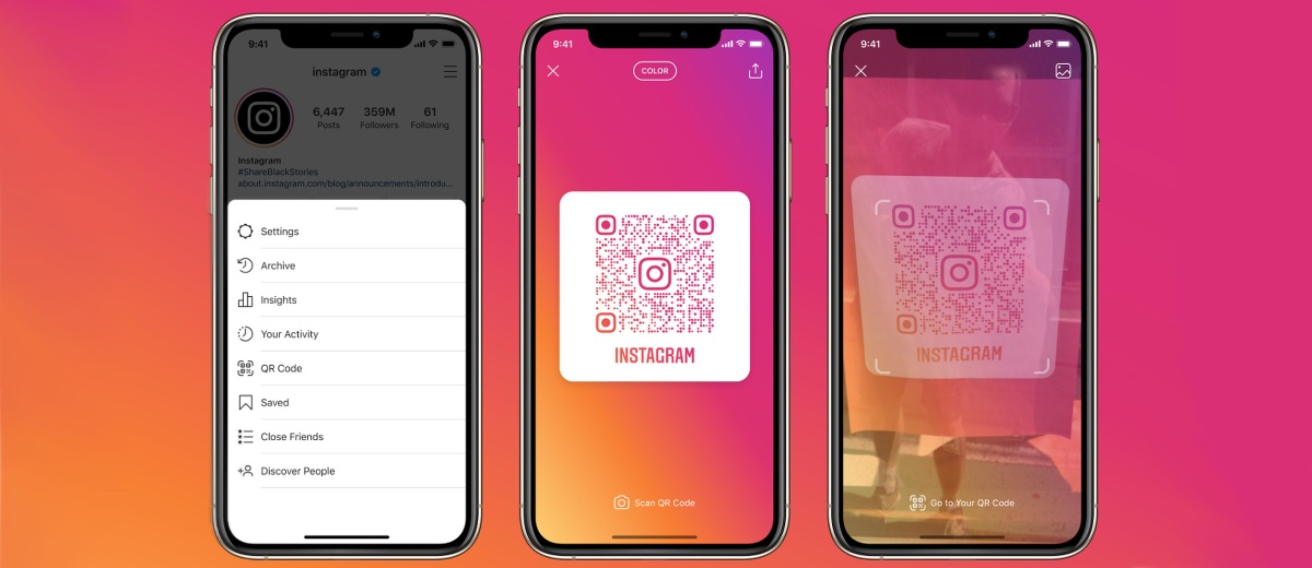 Instagram представил новые возможности использования QR-кодов