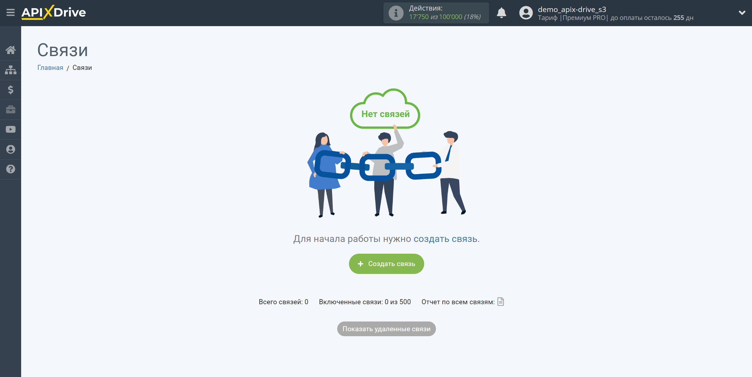 Налаштування Formsite | Створення з'єднання