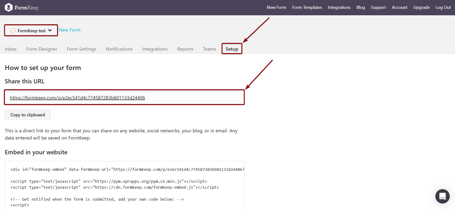 Налаштування FormKeep | Генерація тестових даних у формі Налаштування FormKeep | Генерація тестових даних у формі