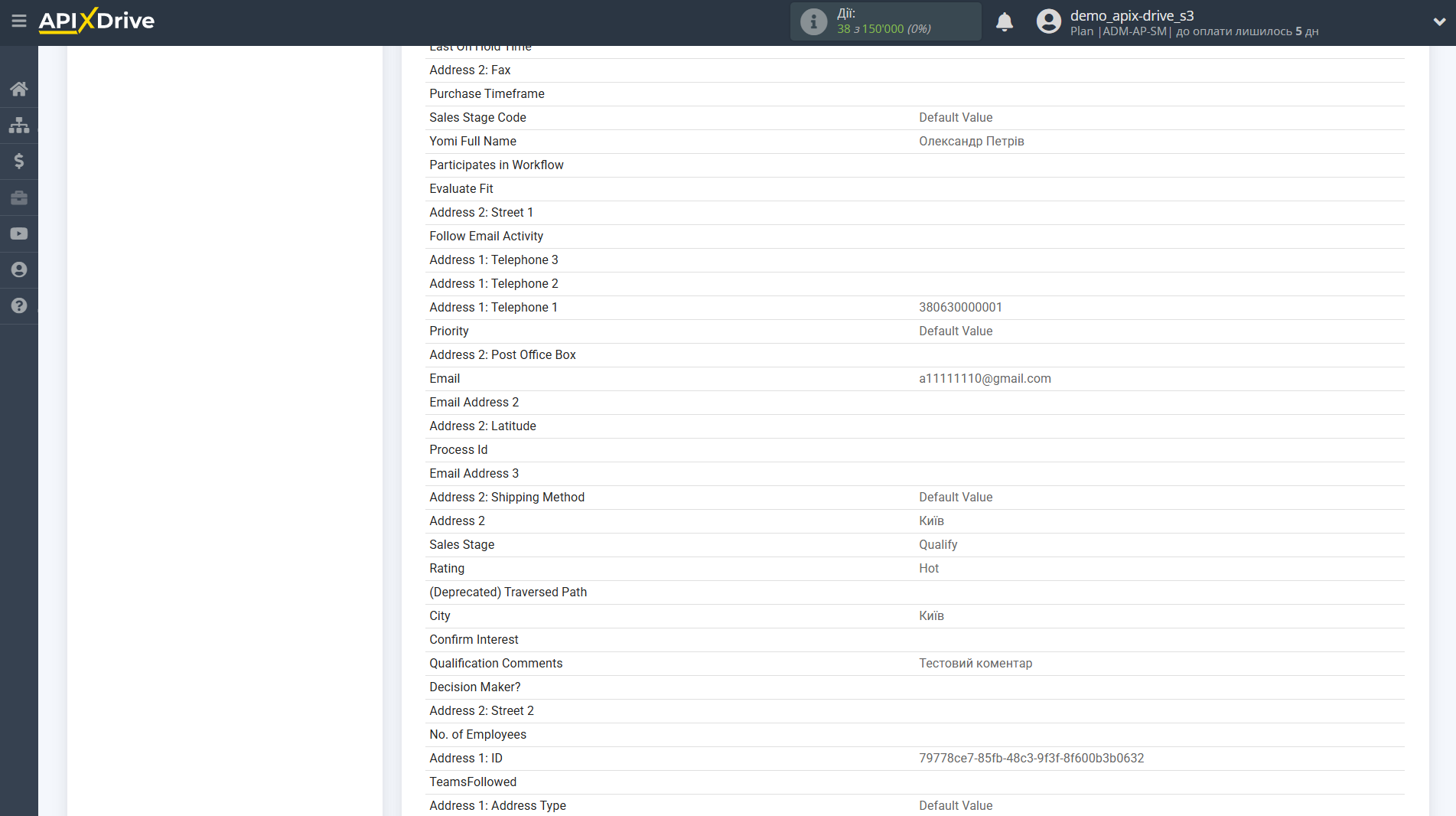 Налаштування Microsoft Dynamics 365 | Тестові дані Налаштування Microsoft Dynamics 365 | Тестові дані