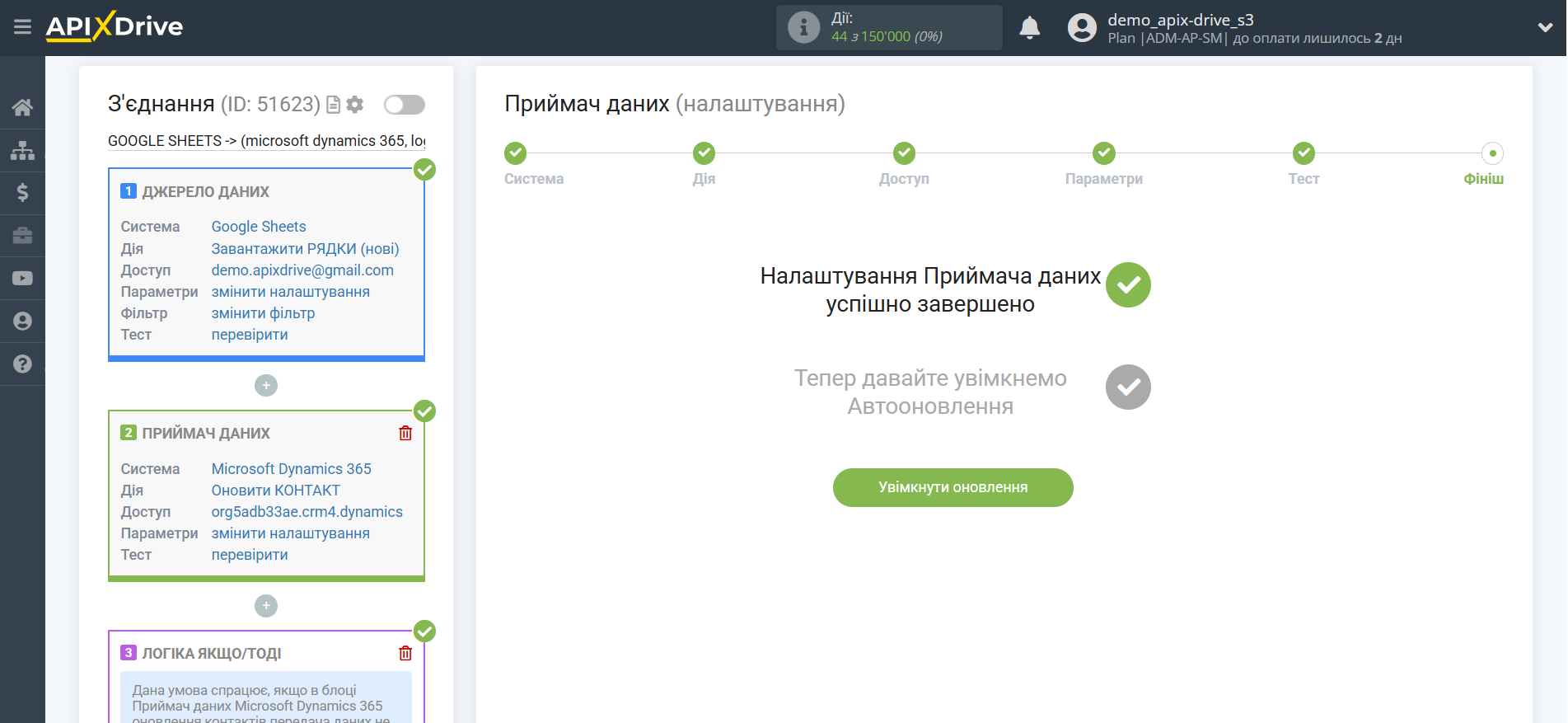 Microsoft Dynamics 365 Оновити КОНТАКТ / Створити КОНТАКТ | Тестові дані Microsoft Dynamics 365 Оновити КОНТАКТ / Створити КОНТАКТ | Тестові дані
