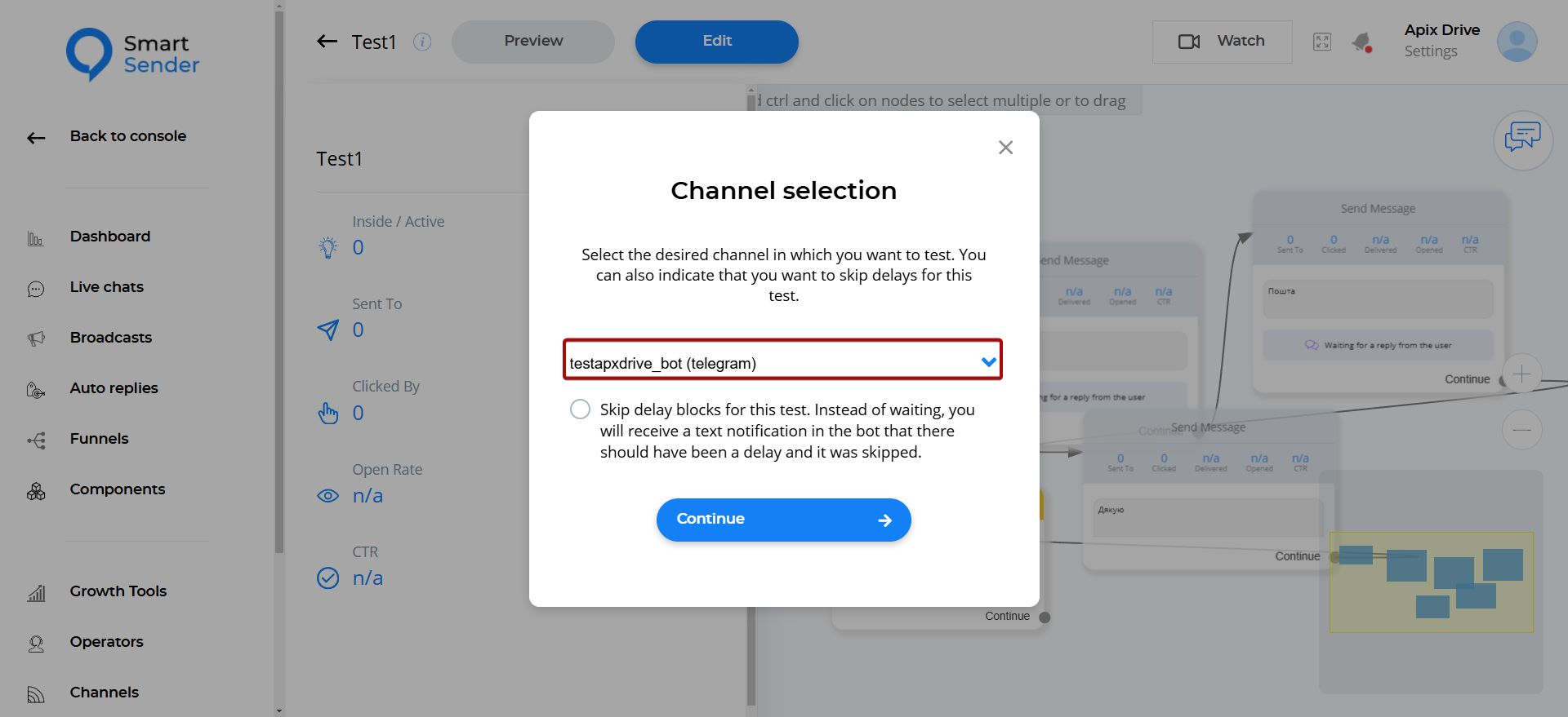 Налаштування Smart Sender (webhook) | Налаштування в SmartSender вибір каналу Налаштування Smart Sender (webhook) | Налаштування в SmartSender вибір каналу
