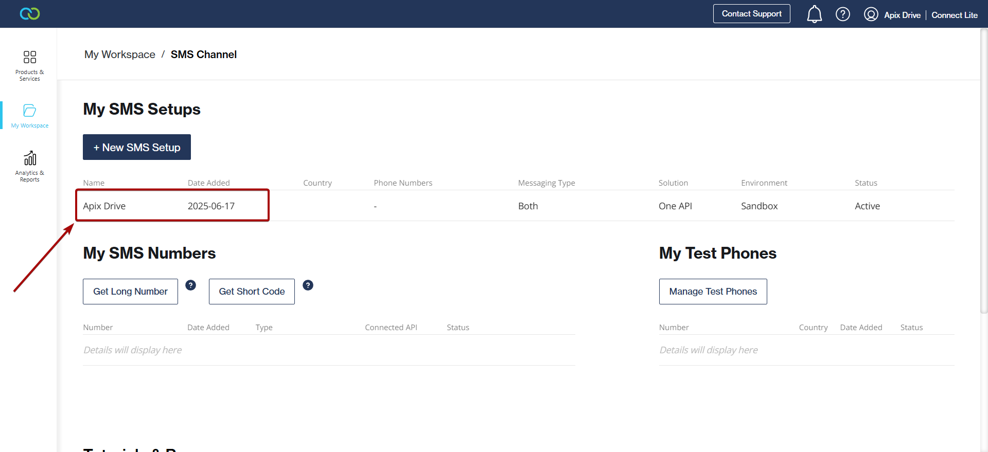 Налаштування Приймача даних Clickatell | Перехід до розділу API Налаштування Приймача даних Clickatell | Перехід до розділу API