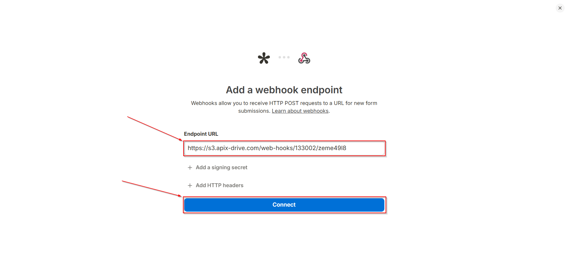 Налаштування Tally | Налаштування Webhook Налаштування Tally | Налаштування Webhook