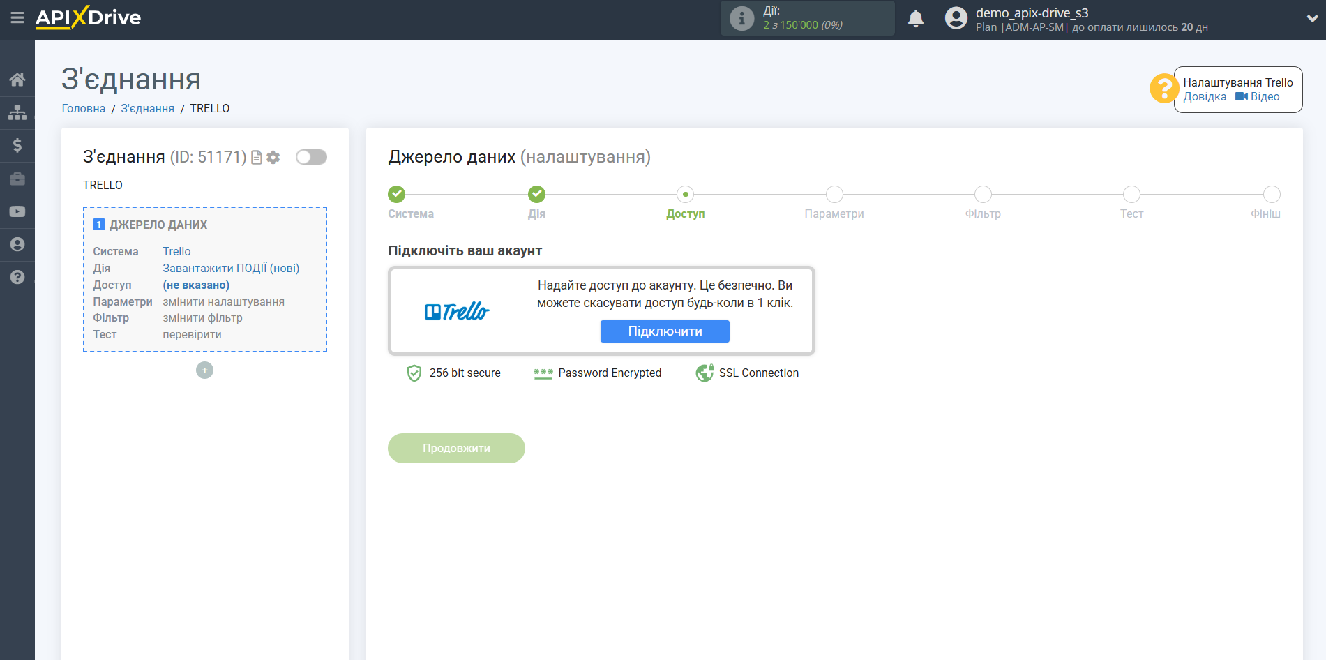 Налаштування Trello | Підключення акаунту Налаштування Trello | Підключення акаунту