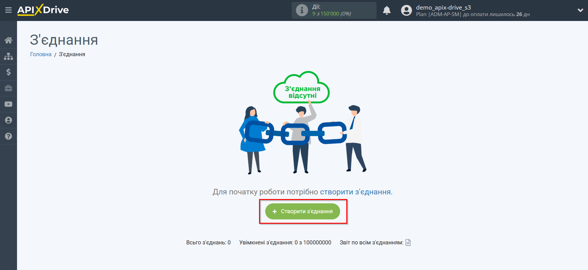 Налаштування ActiveCampaign | Створення з'єднання Налаштування ActiveCampaign | Створення з'єднання