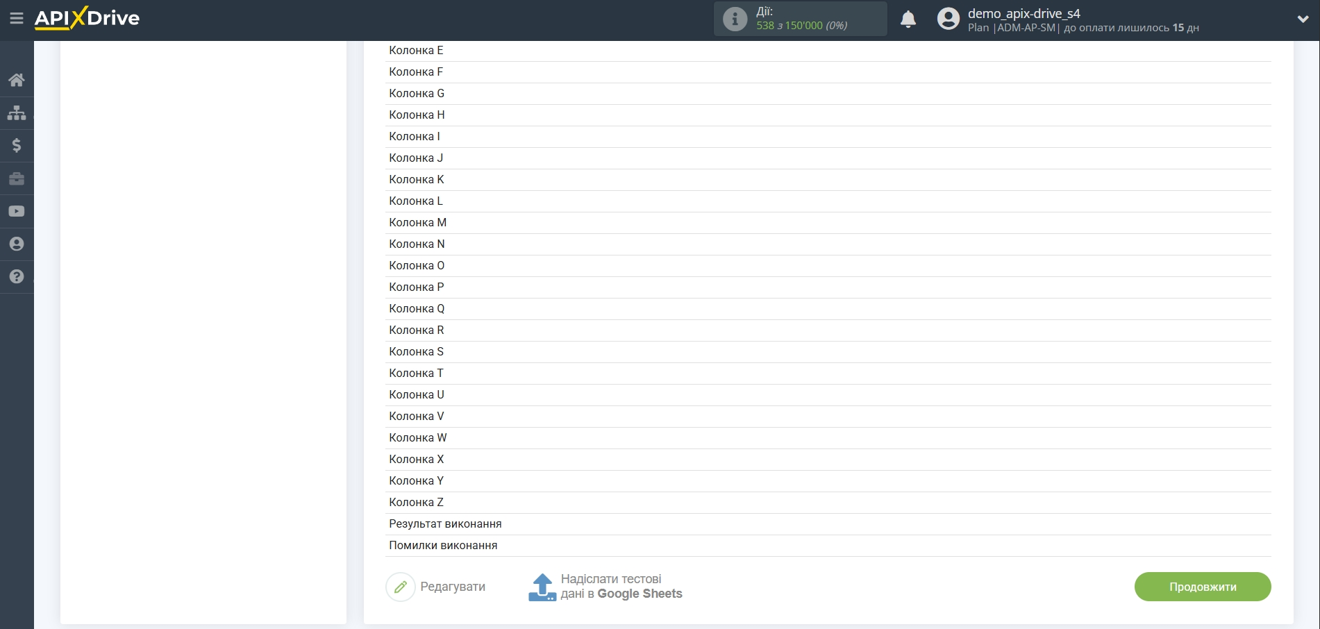 Налаштування Mistral AI у Google Sheets | Тестові дані Налаштування Mistral AI у Google Sheets | Тестові дані