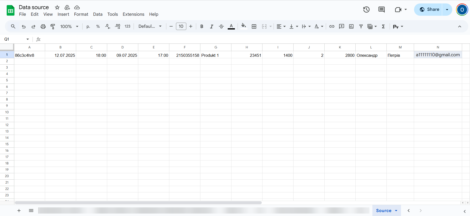 ClickUp Оновити ЗАДАЧУ / Створити ЗАДАЧУ | Тестові дані в Google Sheets ClickUp Оновити ЗАДАЧУ / Створити ЗАДАЧУ | Тестові дані в Google Sheets