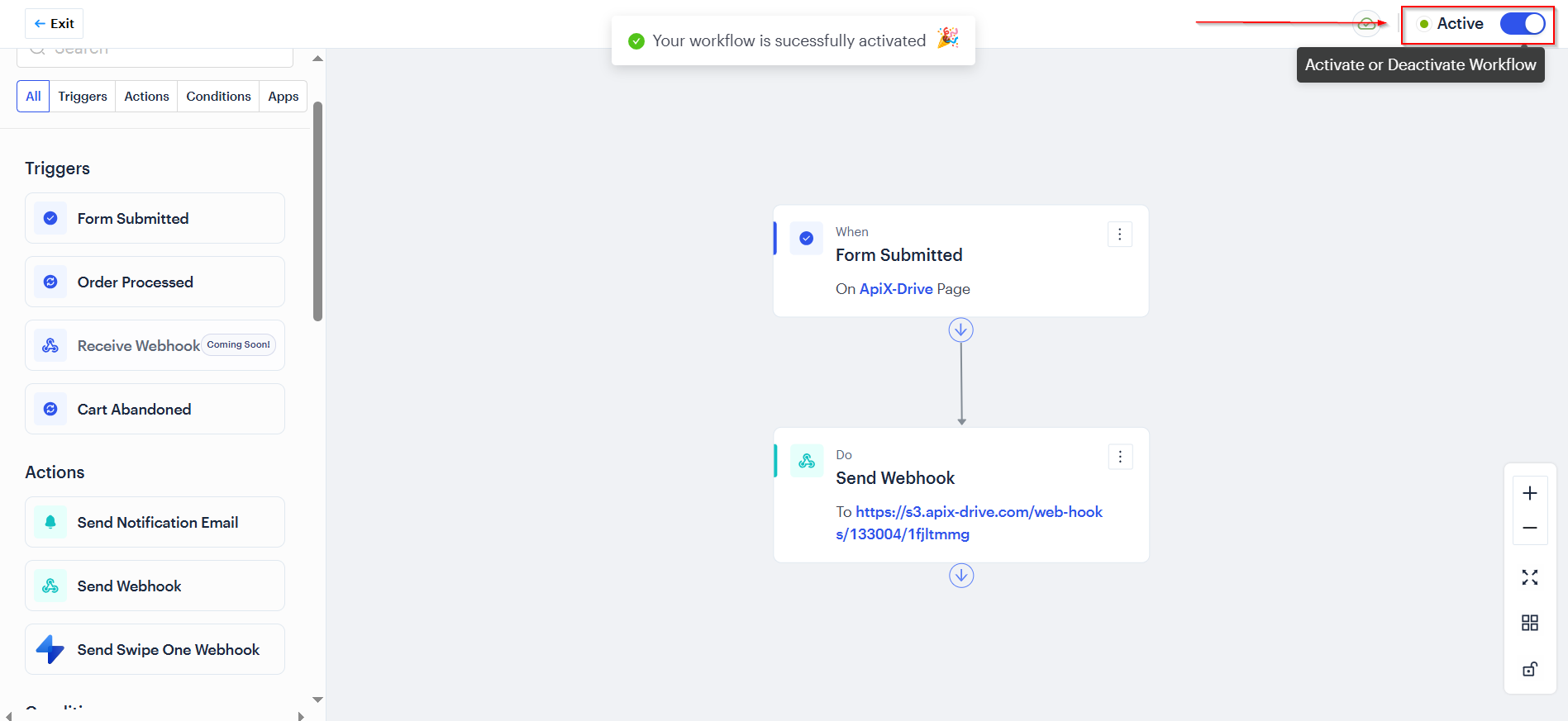 Налаштування Swipe Pages | Активація Workflow Налаштування Swipe Pages | Активація Workflow