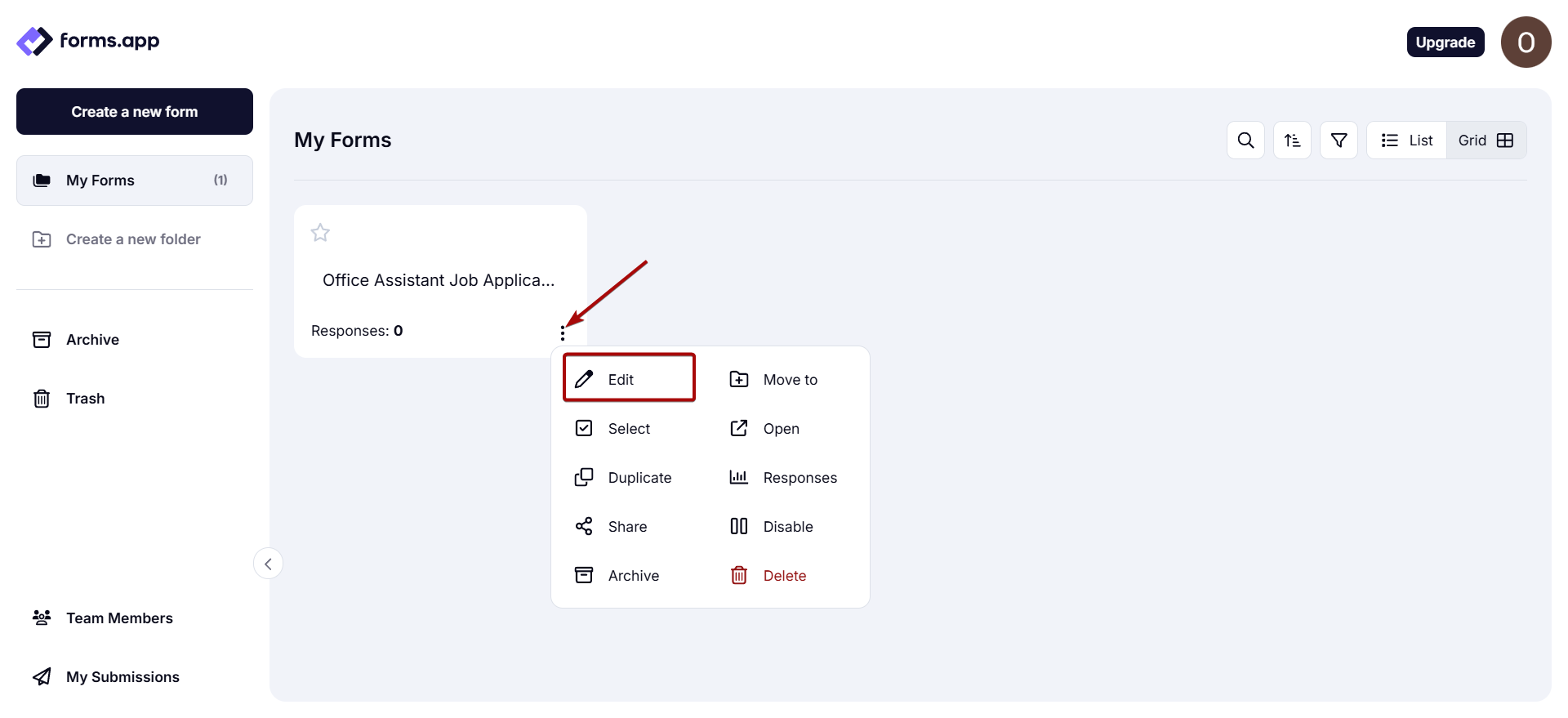 Налаштування forms.app | Перехід до налаштувань Webhook Налаштування forms.app | Перехід до налаштувань Webhook