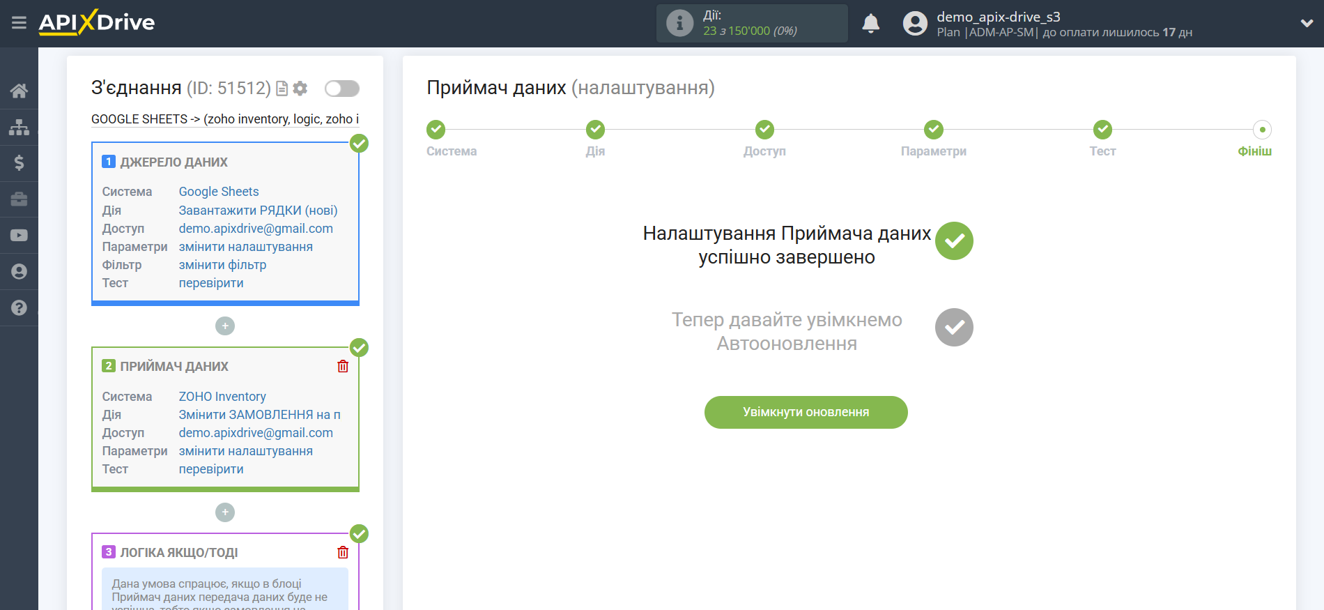 Zoho Inventory Змінити ЗАМОВЛЕННЯ на продаж / Створити ЗАМОВЛЕННЯ на продаж | Завершення налаштування Zoho Inventory Змінити ЗАМОВЛЕННЯ на продаж / Створити ЗАМОВЛЕННЯ на продаж | Завершення налаштування