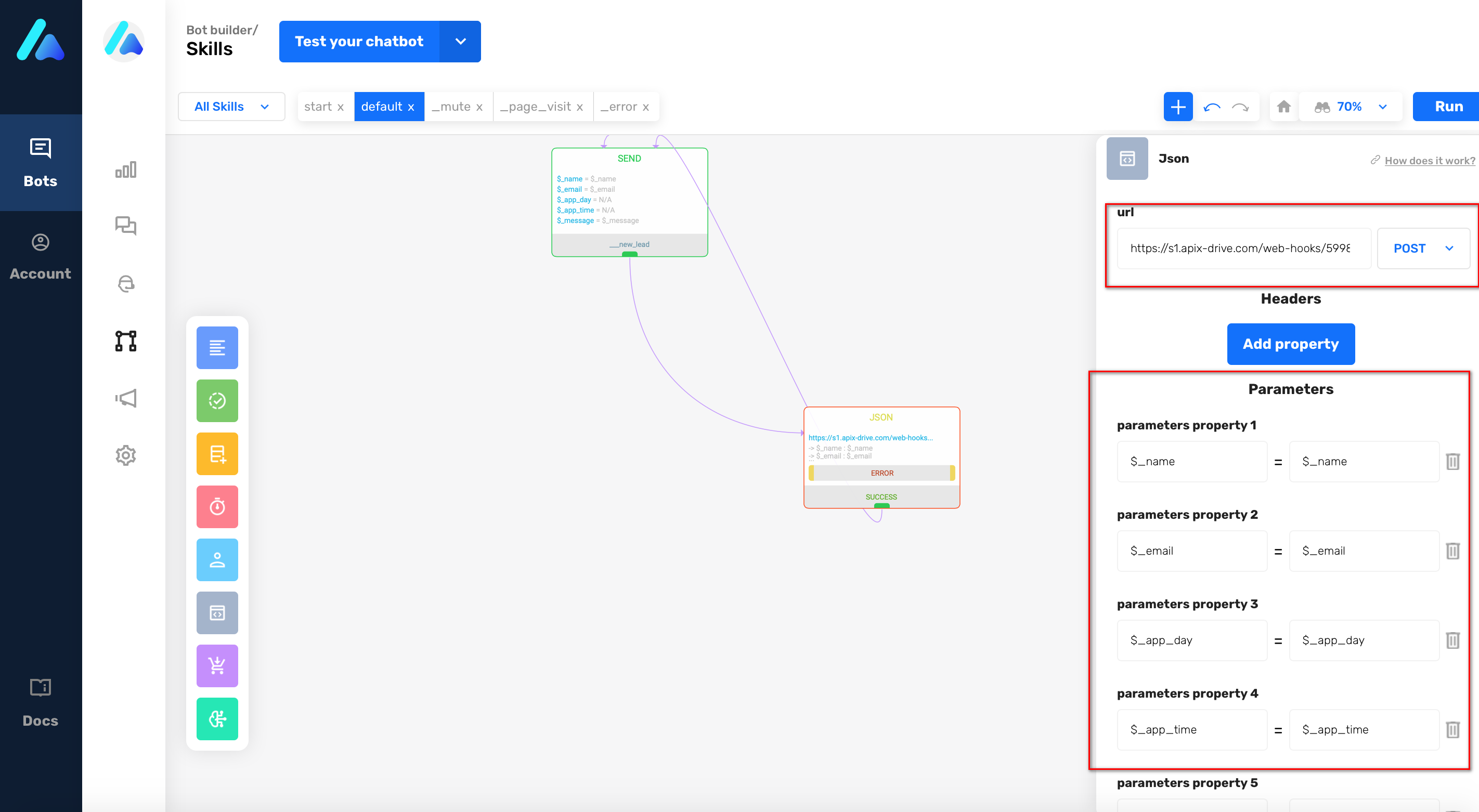 Налаштування Active Chat | Налаштування webhook в Active Chat