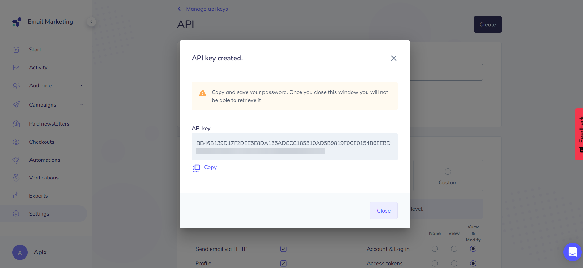 Налаштування Пошуку по Верифікації E-MAIL Elastic Email у Google Sheets | Створення Ключа API у Elastic Email Налаштування Пошуку по Верифікації E-MAIL Elastic Email у Google Sheets | Створення Ключа API у Elastic Email