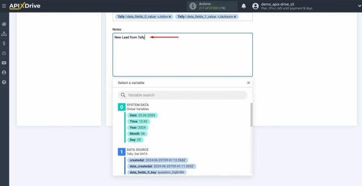 You can also type in custom text You can also type in custom text