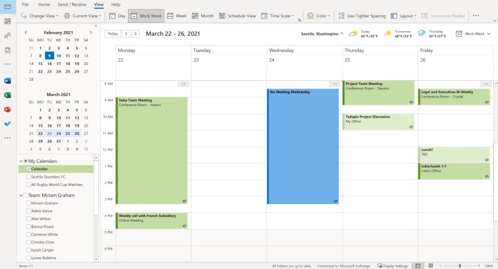 Outlook Calendar