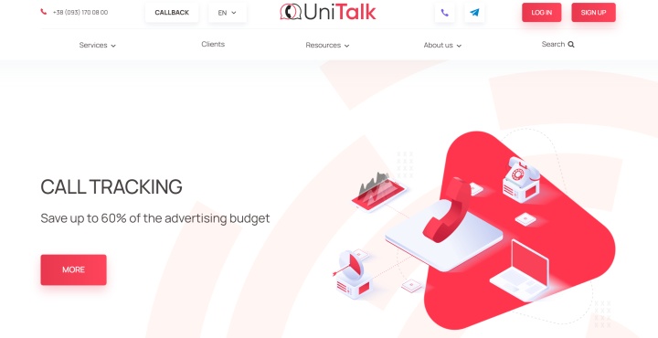 UniTalk website