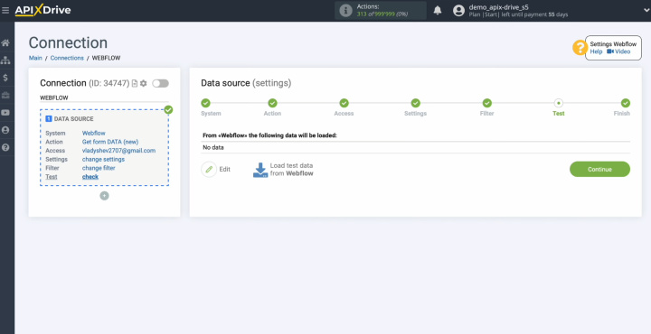 Integration Webflow Salesforce | You should see data for one of your Webflow leads