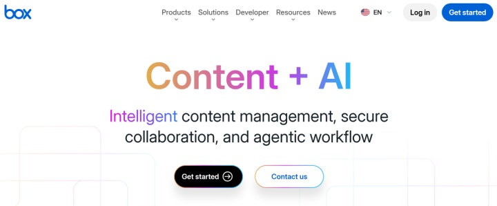 Box website