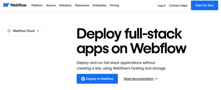 Webflow Cloud