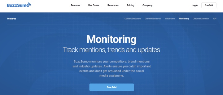 BuzzSumo website