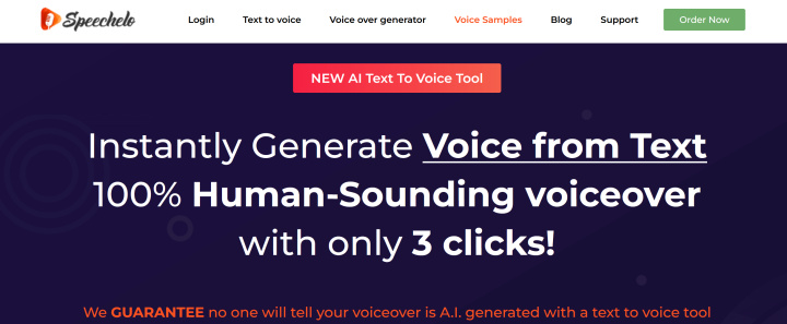 Top 7 AI Voice Generators | Speechelo