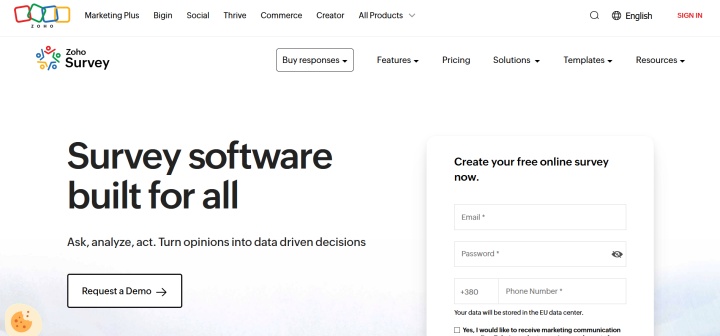 Zoho Survey Zoho Survey