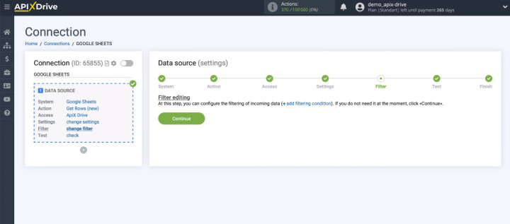 Google Sheets and Intercom integration | The stage for filtering data