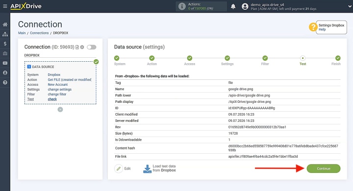 Test data that will be transferred to Google Drive