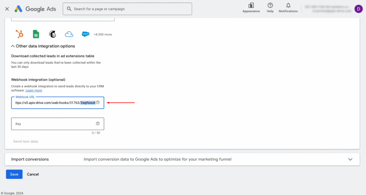 Google Ads Lead Form and Notion integration | Extract the final segment of the URL