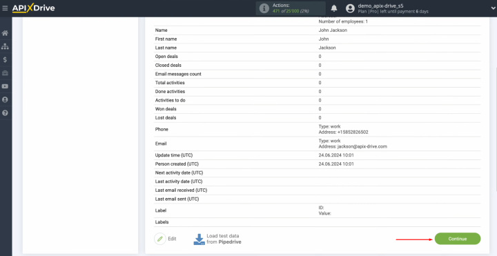 Pipedrive and Airtable integration | Click "Continue"