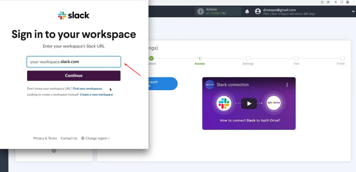 Pipedrive and Slack integration | Specify your workspace