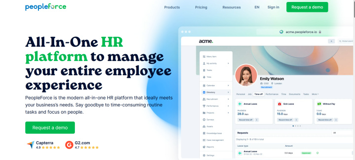 Human resources management software | PeopleForce